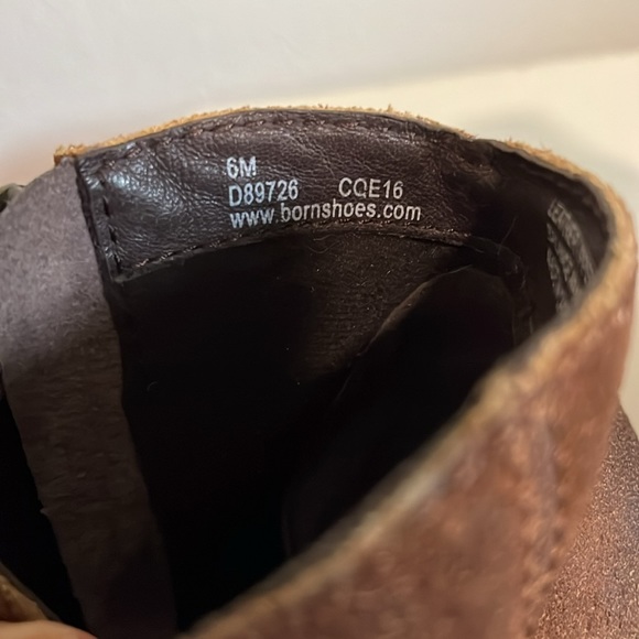 Born cognac distressed suede booties - Picture 6 of 6